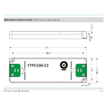 POS-POWER POS-POWER FTPC100V24-C2 Compacte POS Voeding DC 24 Volt 100W 4.17A - IP20