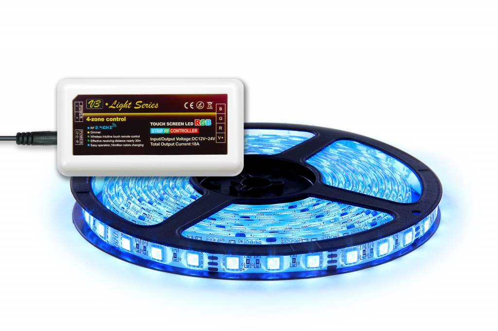 Mi·Light RGB Led Strip | 5m 60 Leds pm Type 5050 14,4W pm IP65 uitbreidingset