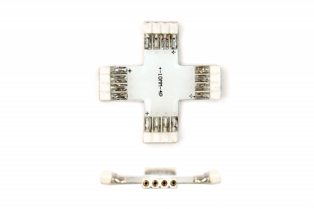 X-Connector Female 4 Pin voor 10mm RGB Led Strips