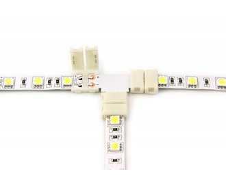 T-Connector voor Witte Led Strips | Soldeervrij