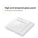 Mi·Light Mi-Light Inbouw RF Touch Dimmer Paneel 4-kanaals, Witte Verlichting 220V