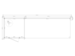 Blokhut met overkapping lessenaar dak 200 x 200 + 400cm