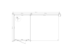 Blokhut met overkapping plat dak 200 x 300 + 300cm