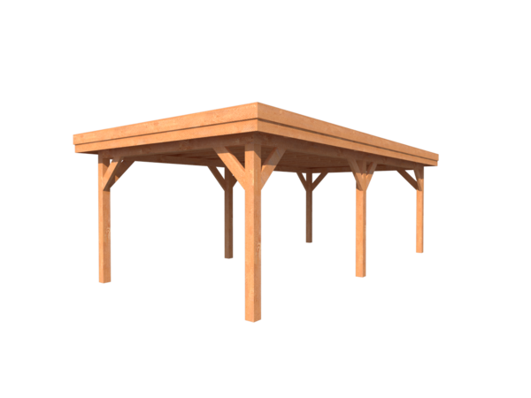 Carport plat dak 700 x 350cm