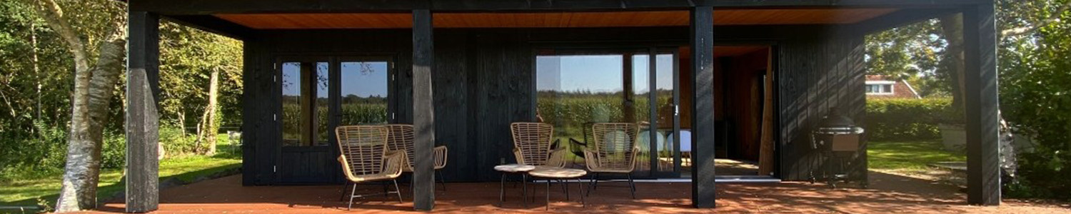 Houten veranda header