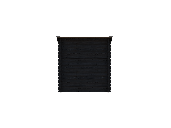 Blokhut lessenaar dak 200 x 300cm  in black wash