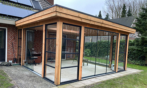 Houten aanbouw afbeelding 2