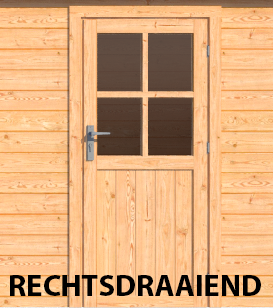 Rechtsdraaiend (schanier rechts)