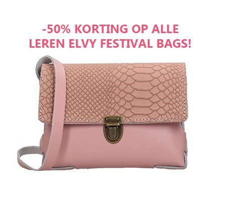 Sale Elvy Leren Tassen