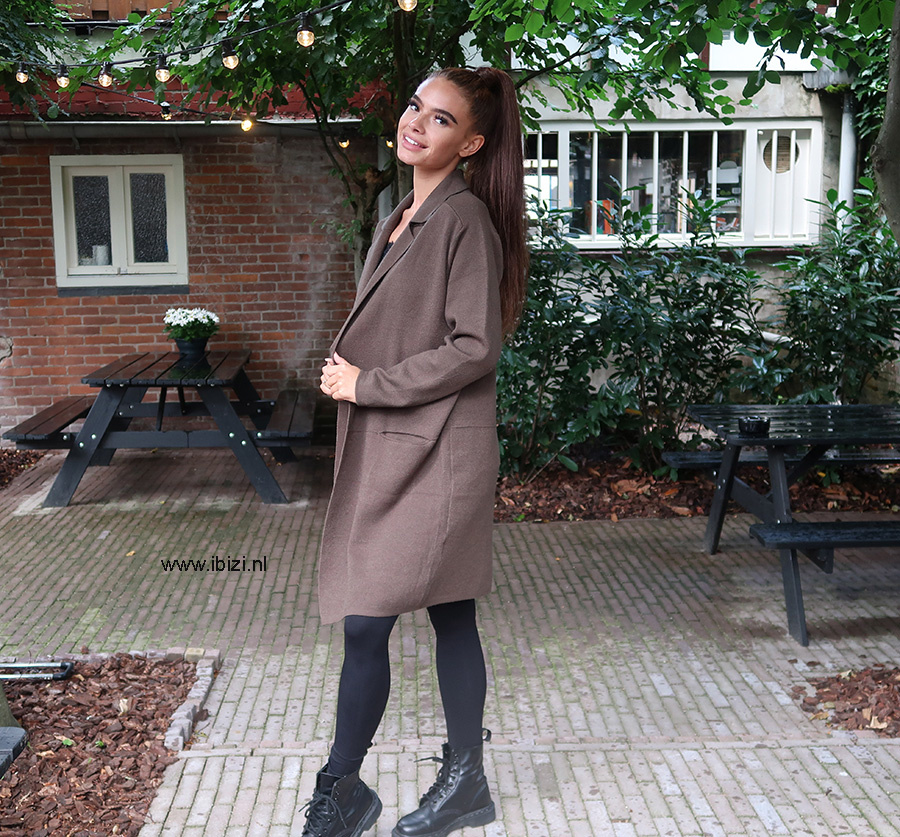 Verrassend Dames Vest Lang - Lange Oversized Vesten - Ibizi Fashion HL-58