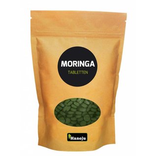 Hanoju Moringa oleifera heelblad poeder 1000 tabletten 500 mg