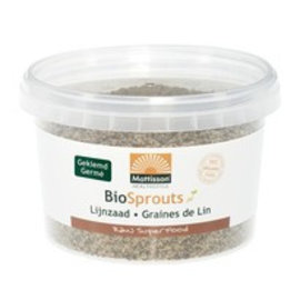 Mattisson BioSprouts Lijnzaad Gemalen Raw 180 gram