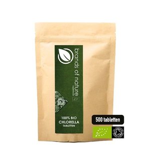 Brands of Nature Chlorella 500 tabletten (500mg)