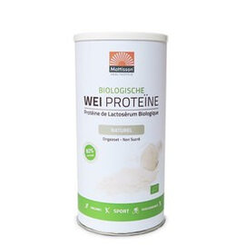 Mattisson Wei Proteïne Naturel Biologisch, 450 gram