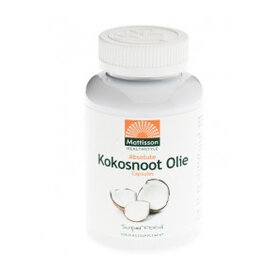 Mattisson Absolute Kokosnoot Olie Capsules 1000 mg - Extra Virgin Raw