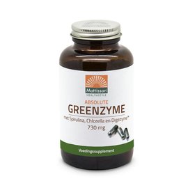 Mattisson GreenZyme - met Spirulina, Chlorella en Digezyme™ 730 mg