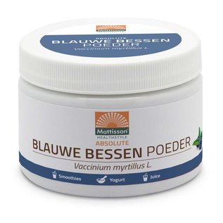 Mattisson Absolute Blauwe Bessen Poeder Raw