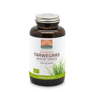 Mattisson Absolute Tarwegras Wheatgrass 400mg Bio Raw