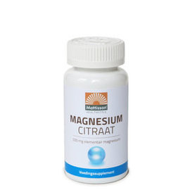 Mattisson Magnesiumcitraat 200 mg elementair magnesium
