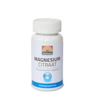 Mattisson Magnesiumcitraat 200 mg elementair magnesium