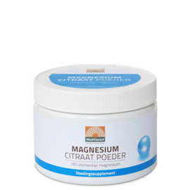 Mattisson Magnesium Citraat Poeder 16% elementair magnesium