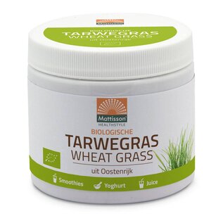 Mattisson Tarwegras Wheatgrass Poeder Bio Oostenrijk
