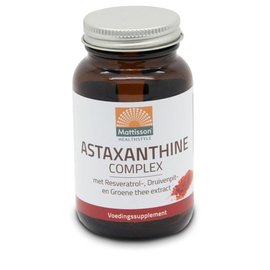 Mattisson Astaxanthine Complex met Resveratrol-, Druivenpiten Groene thee extract