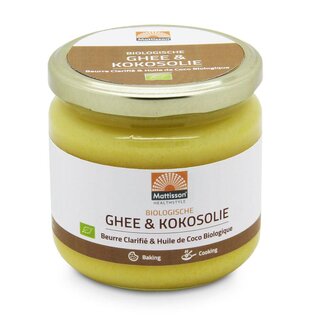Mattisson Biologische Ghee-Kokosolie 300 g