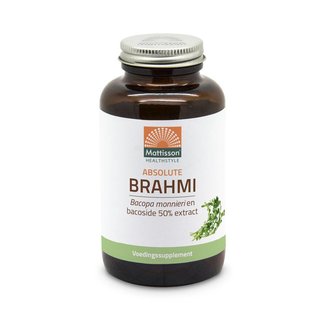 Mattisson Brahmi Bacopa monnierri en bacoside 50% extract 120tabs