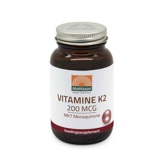 Mattisson Vitamine K2 200 mcg MK7 menaquinone