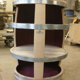Wine barrel display "Cabinet" - Copy Wine barrel display "Cabinet" - Copy