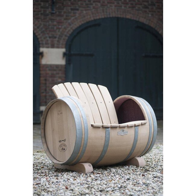 Lounge set "Ruby" (2 stoelen, 1 merlot tafeltje)