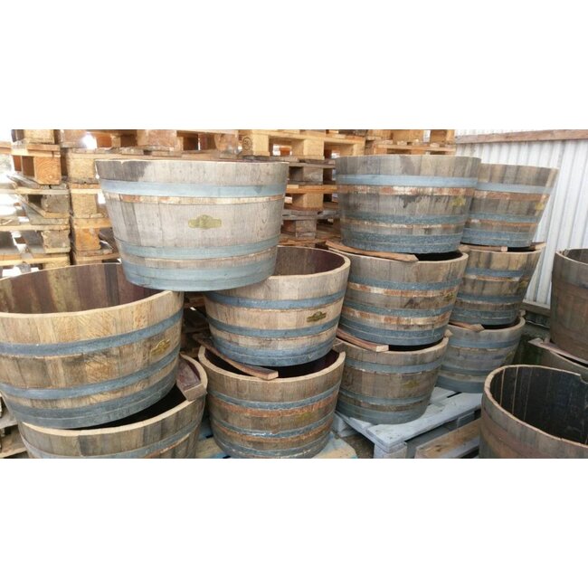 Wijnvat kuip 1/2  van 225Ltr "Brandy"