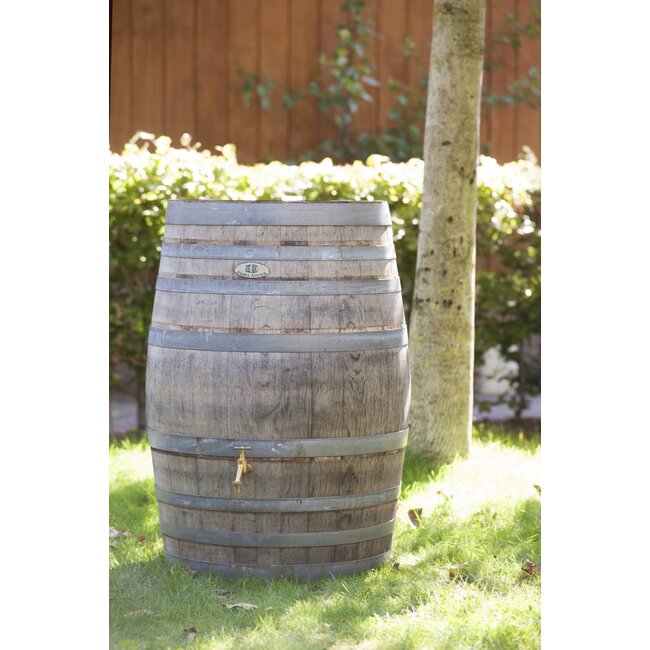 Eiken houten regenton BB 228L los deksel