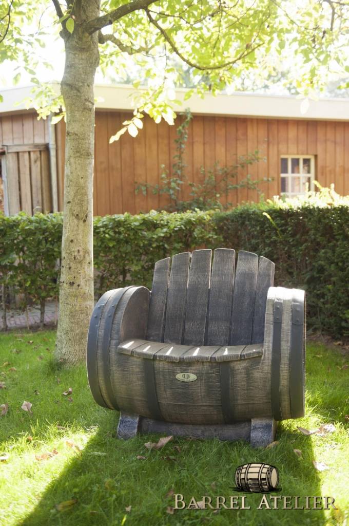 Tuin Fauteuil 'DOC' lounge &amp; relax tuinstoel van kunststof Barrel