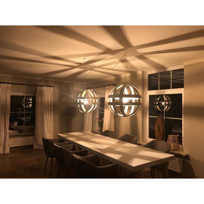 Hanglamp staal "Savoie"