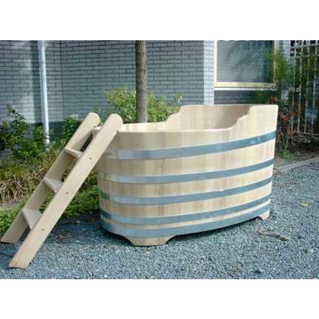 Luxe ovale badkuip middel robinia