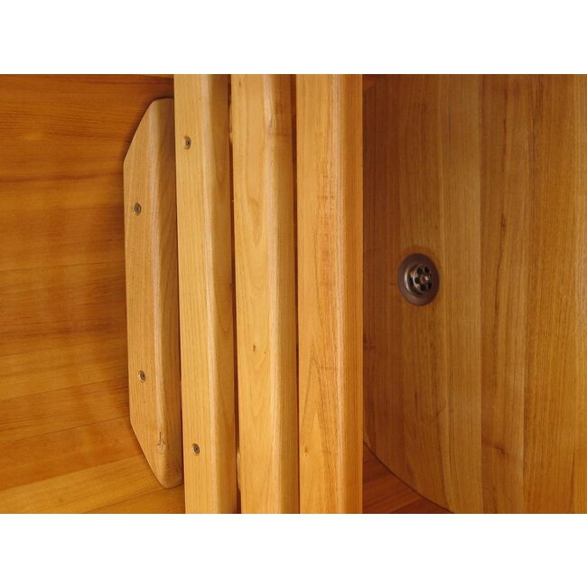 Luxe ovale badkuip middel robinia