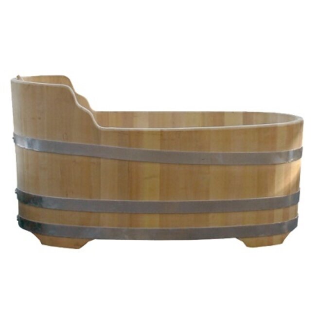 Luxe ovale badkuip robinia