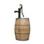Wooden rain barrel 225L Oak wine barrel with pump