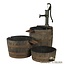 Whisky Barrel Water Tubs – 3-Piece Set