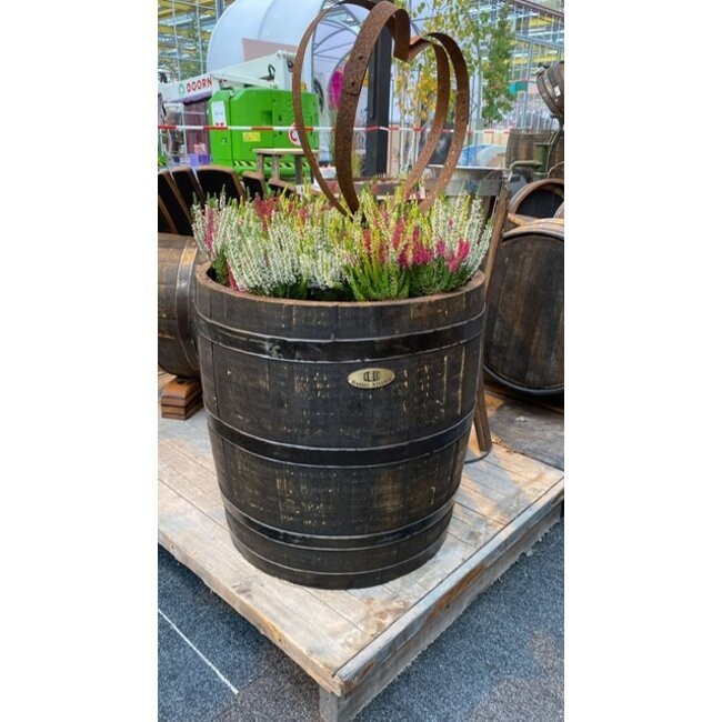 Barrel Atelier Wooden Planter Black Edition - Copy