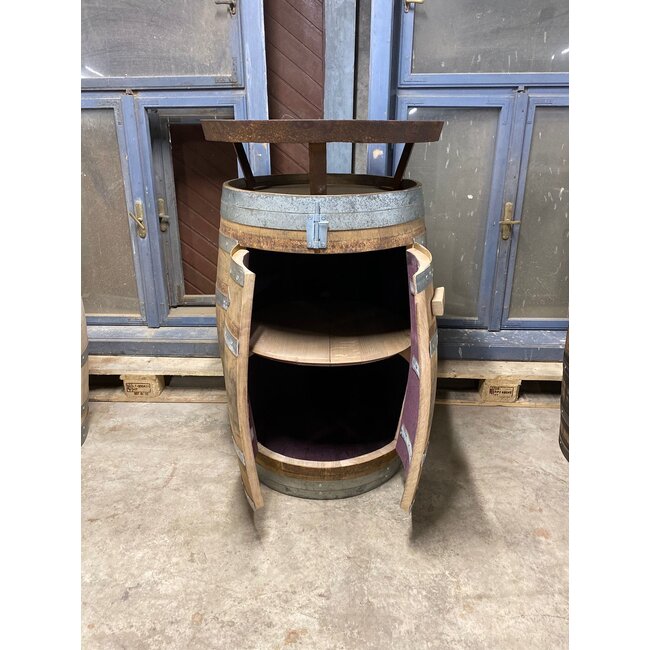 Barrel Atelier Statafel-kast Wijn "Brandy"