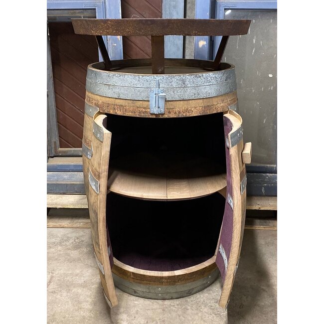 Barrel Atelier Statafel-kast Wijn "Brandy"