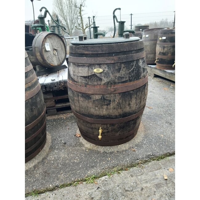 Houten Regenton "Whisky" 500L los deksel