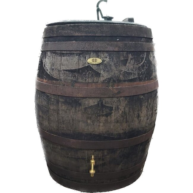Houten Regenton "Whisky" 500L los deksel