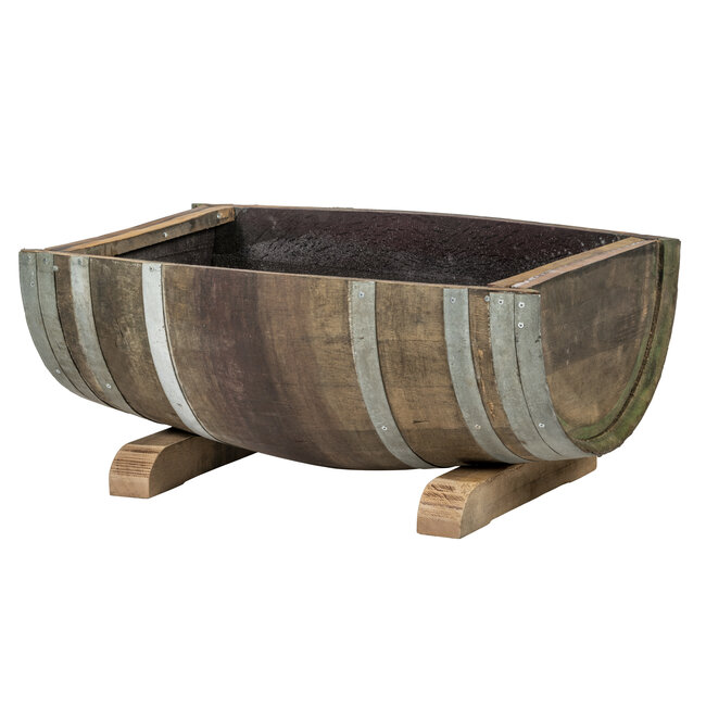 Barrel Atelier Wine barrel "flower box"