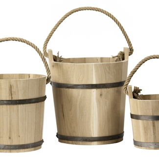 Wooden bucket Sauna (Oak) Wooden bucket Sauna (Oak)