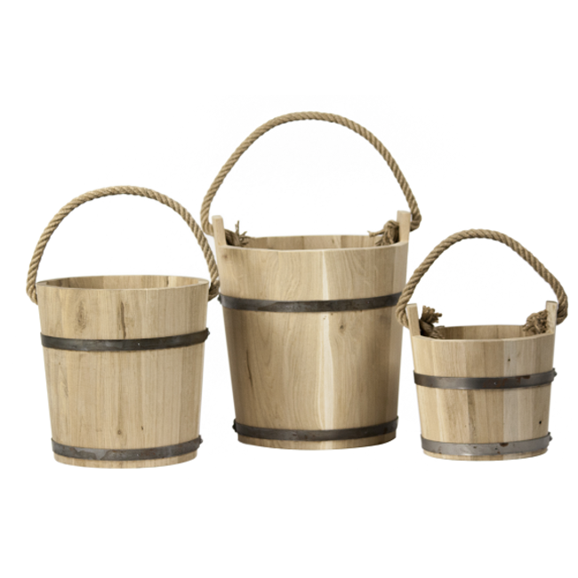 Wooden bucket Sauna (Oak)