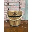 Wooden bucket Sauna (Oak) 'Dark oil'